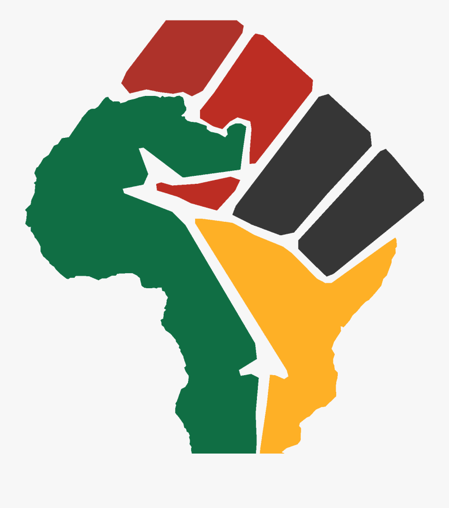 Black Power Fist Africa, Transparent Clipart