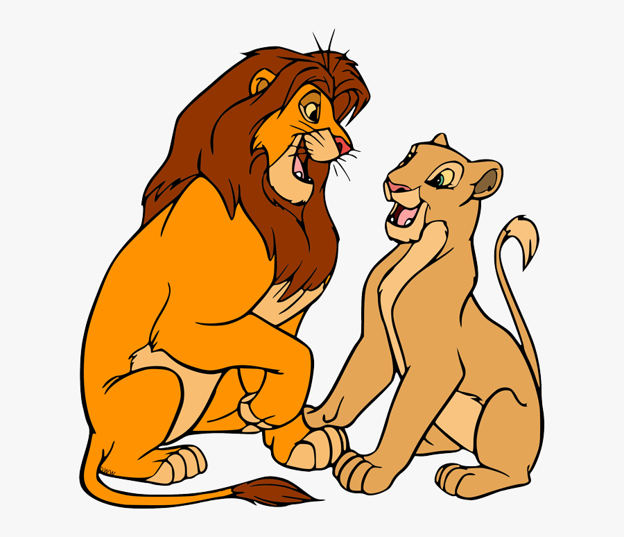 Nala And Simba Adult, Transparent Clipart