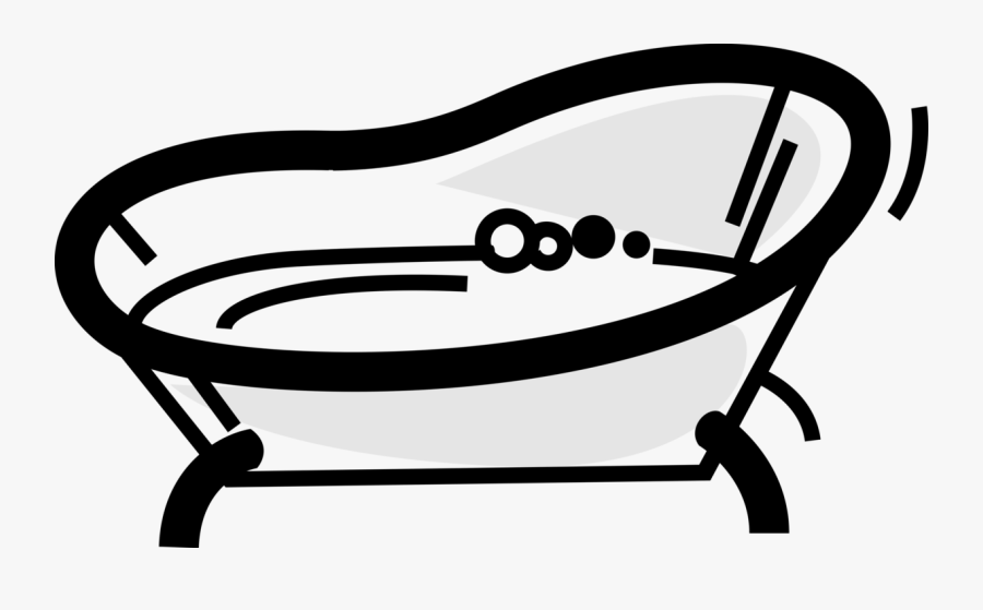 Bathroom Image Illustration Of - Water Bath Vector Png, Transparent Clipart