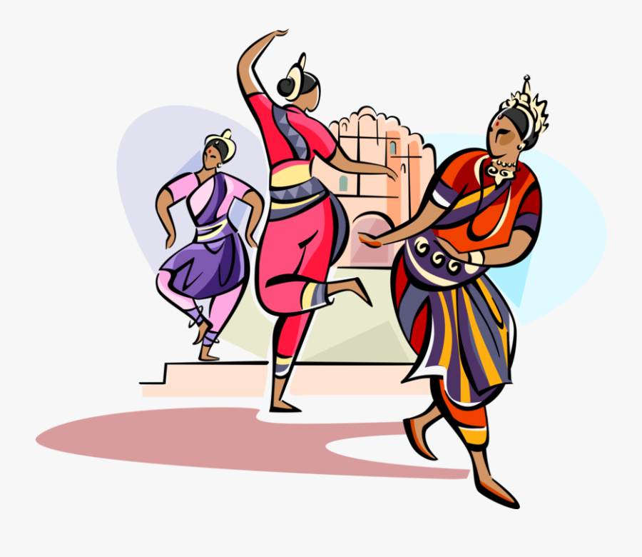 Dancer Vector Cultural Dance - Cool Clips India, Transparent Clipart