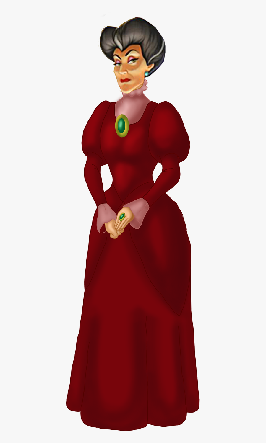 Lady Tremaine [cinderella] - Lady Tremaine Transparent Background, Transparent Clipart