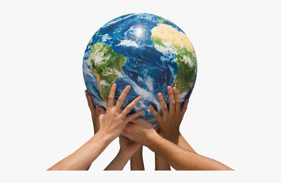 Hands Holding The World Png - Hand Holding Earth Png, Transparent Clipart