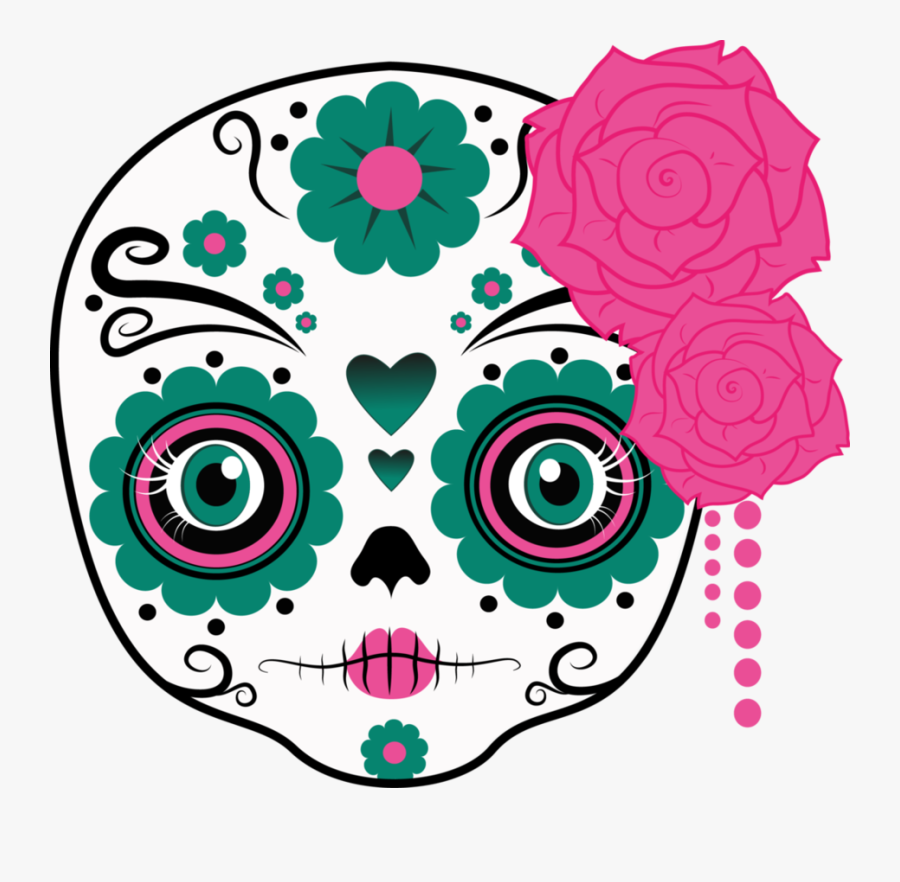 Sugar Skull Png - Cute Sugar Skulls Clipart, Transparent Clipart