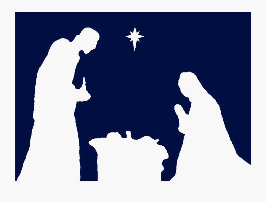 Transparent Nativity Silhouette Png - Printable Silhouette Printable Manger Scene, Transparent Clipart