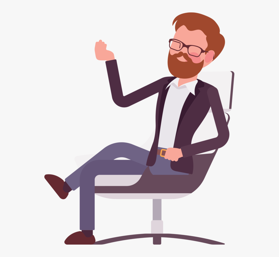 Style,sitting,office Chair - Sitting, Transparent Clipart