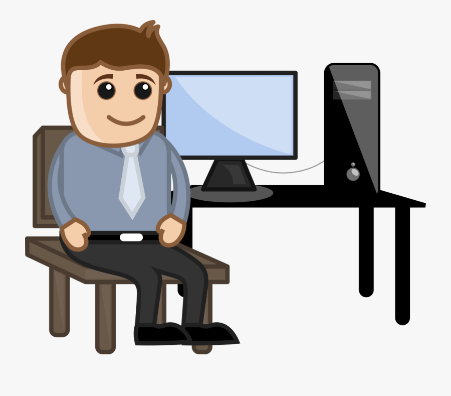 Person Sitting In Chair Clip Art, Transparent Clipart