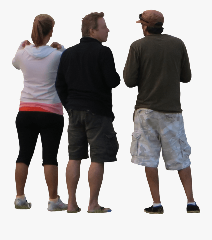 Person Standing Back View - People Png, Transparent Clipart