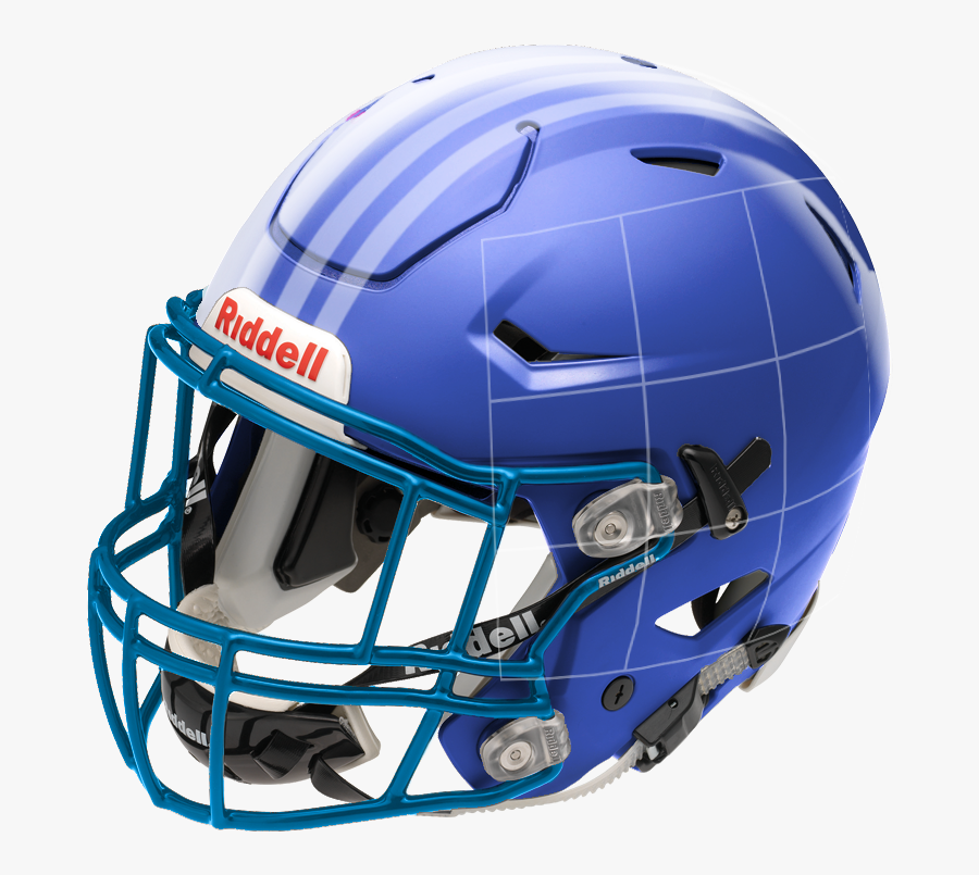 Blank Football Helmet Template Speedflex Riddell , Free Transparent