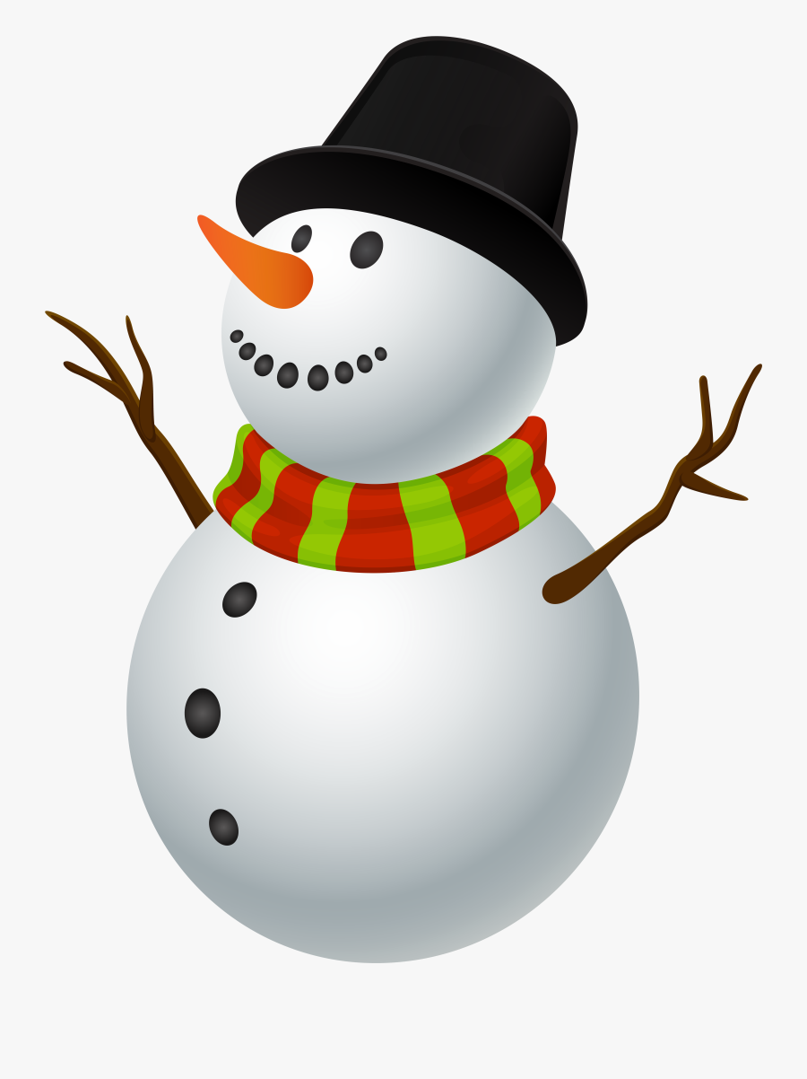 Fedora Clipart Snow Man, Transparent Clipart