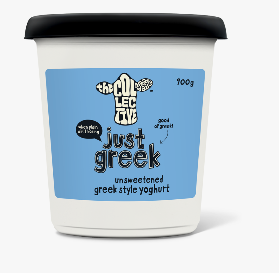 Just Greek - Collective Just Greek Unsweetened Yoghurt, Transparent Clipart