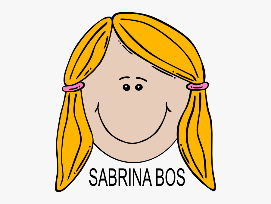 Sabrina Bos Svg Clip Arts - Sad Girl Face Cartoon, Transparent Clipart