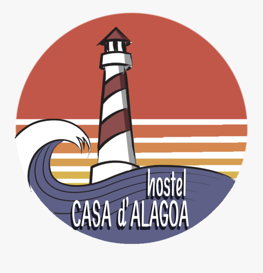 Lighhouse Clipart Faro - Hostel Casa D Alagoa Logo, Transparent Clipart
