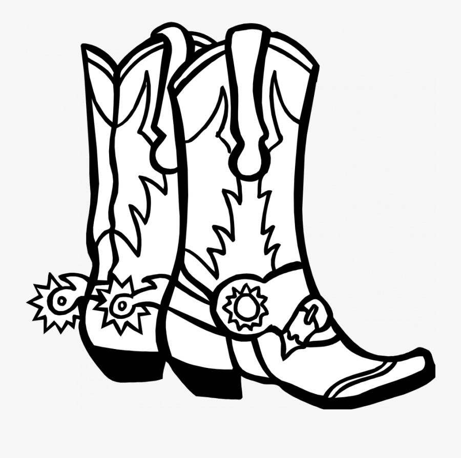 Cowboy Boot Drawing Easy, Transparent Clipart