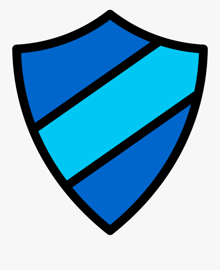 Emblem Icon Dark Blue-light Blue - Dark Blue Logo Shield, Transparent Clipart