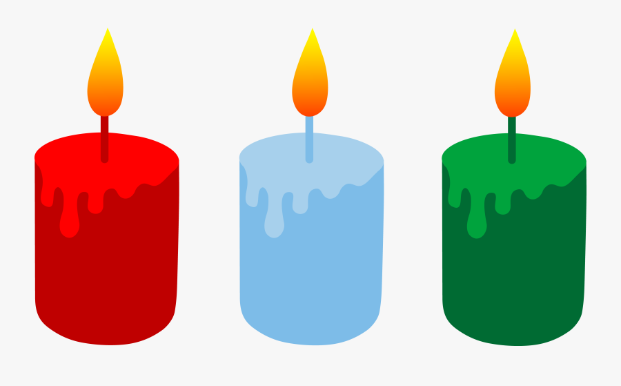 Clip Art Christmas Candles, Transparent Clipart