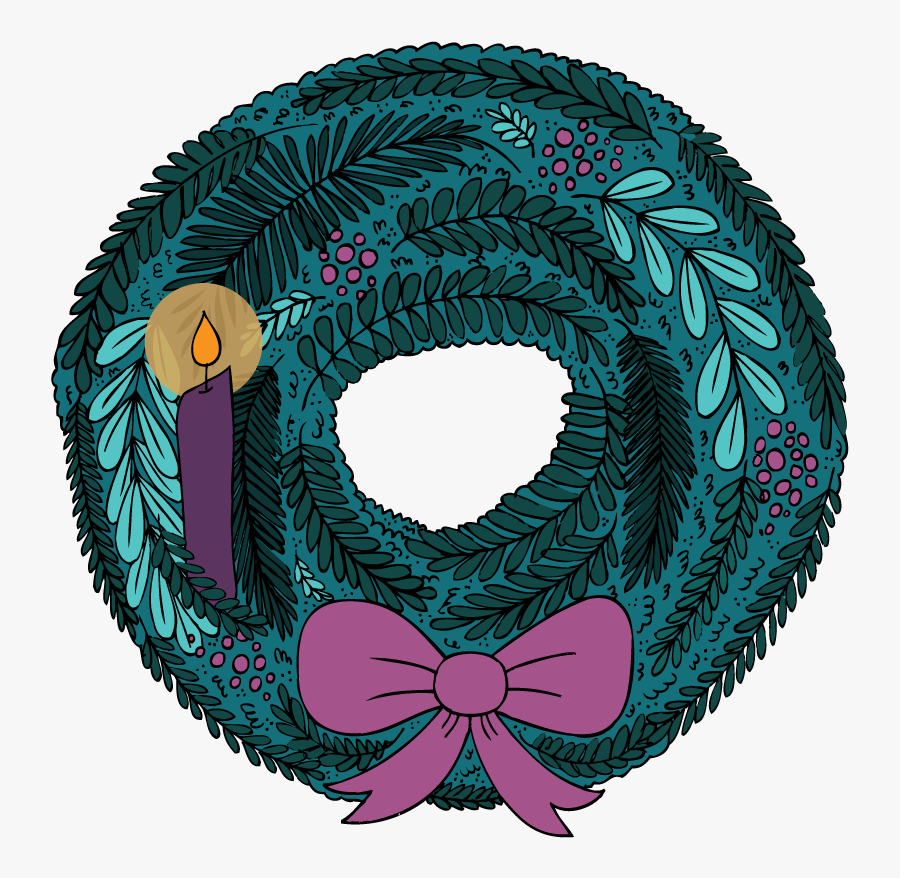 Advent Wreath Png - Illustration, Transparent Clipart