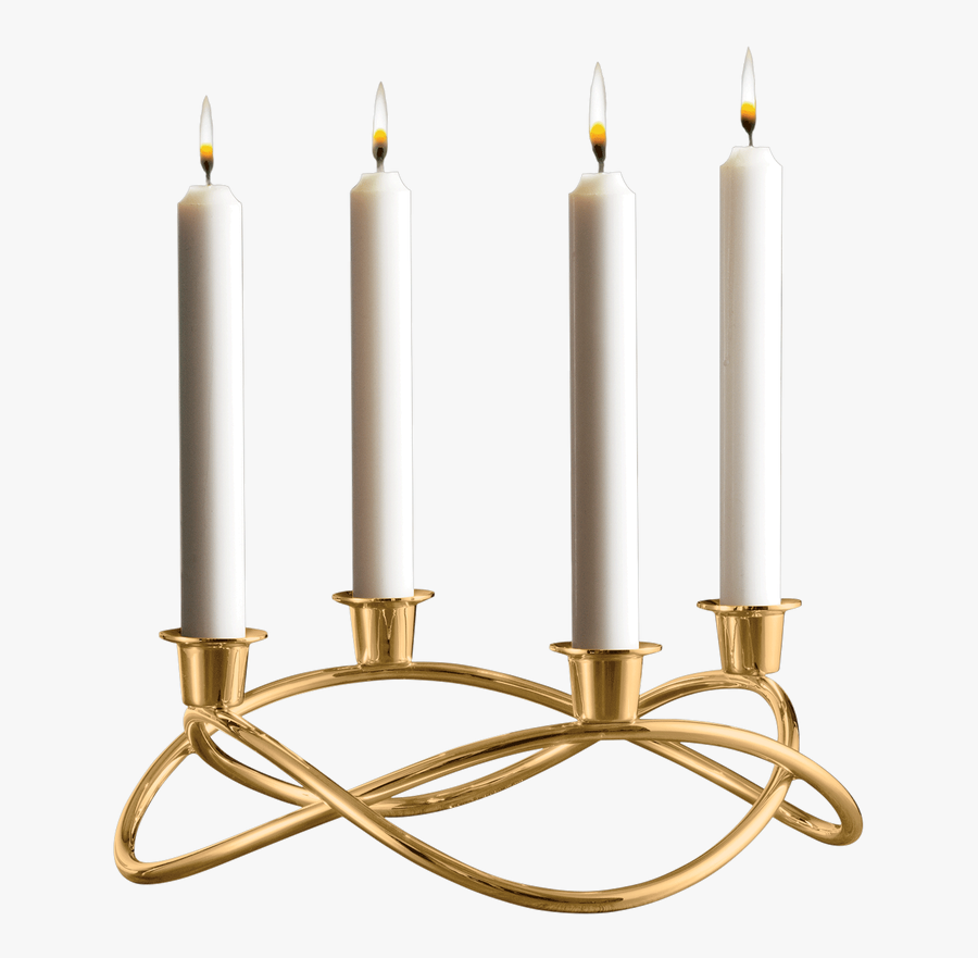 Georg Jensen Candle Holder Gold, Transparent Clipart