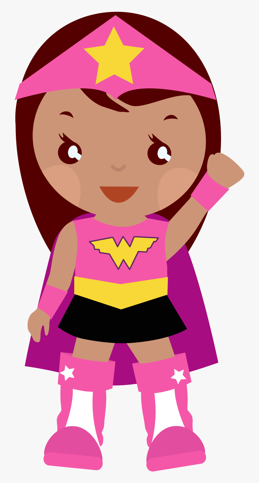 You Can Use Supergirl Clip Art - Super Hero Girl Clip Art, Transparent Clipart