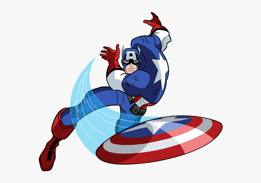 Superhero Printables - Captain America Clipart Gif, Transparent Clipart