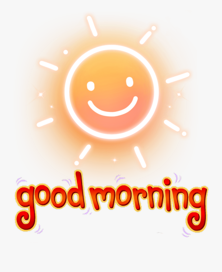 Good Morning Sunshine Clipart - Good Morning Sticker Download, Transparent Clipart