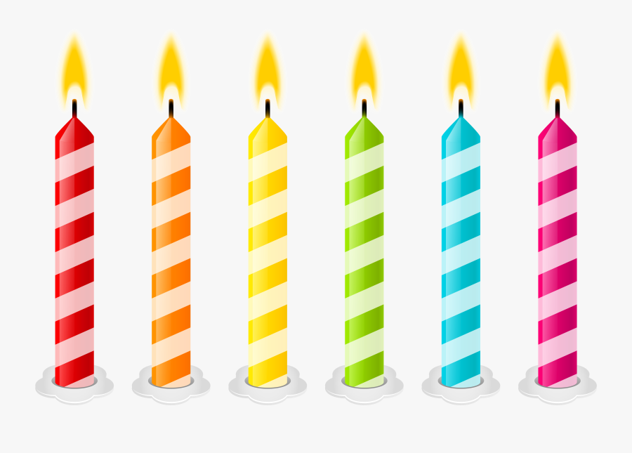 Transparent Background Birthday Candle Png, Transparent Clipart