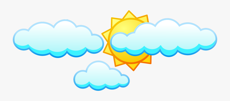 Cloud Clipart Sunshine - Clouds And Sun Clipart, Transparent Clipart