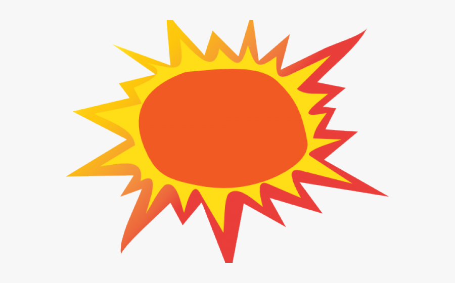 Hot Sun Clipart - Circle, Transparent Clipart