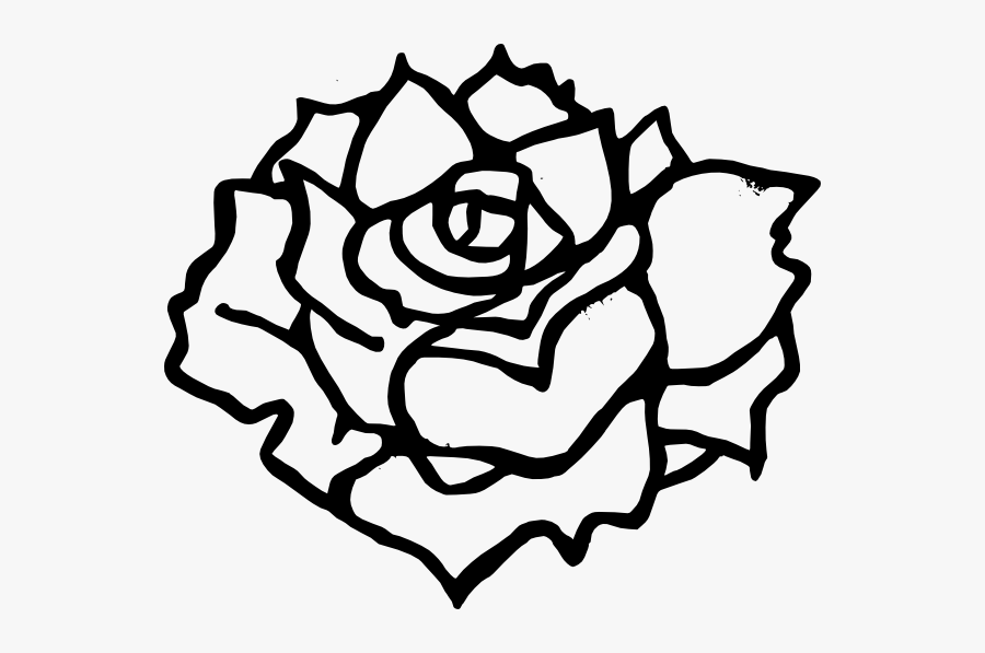 Rose Clip Art Free Clipart Images - Roses Clipart Black And White, Transparent Clipart