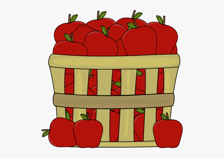 Clipart Of Few, Apple And Baskets - Apples In A Basket Clipart, Transparent Clipart