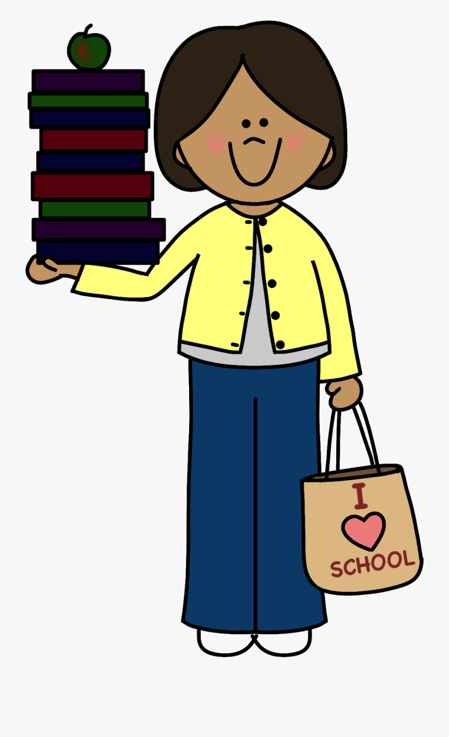 Clip Art Clip Art Human - Fun Teacher Clipart, Transparent Clipart