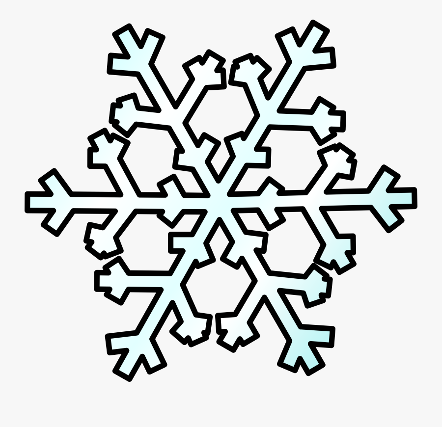 Snowflake Outline Clipart Kid - Clip Art Snow, Transparent Clipart