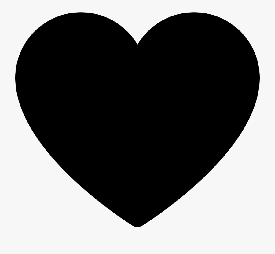Heart Clipart Black And White Black Heart Clip Art - Black Heart High Resolution, Transparent Clipart