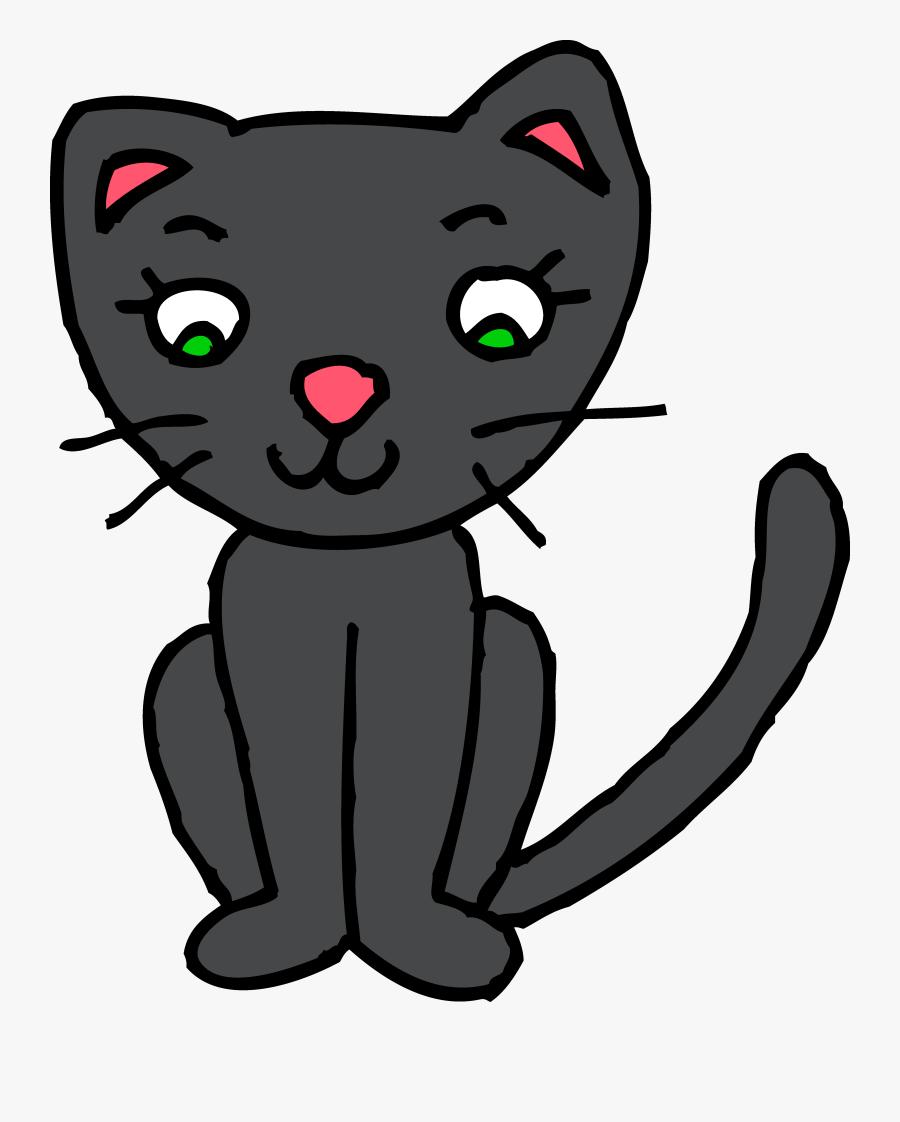 Cat Clipart Free Clipartfest - Kitty Cat Clip Art, Transparent Clipart