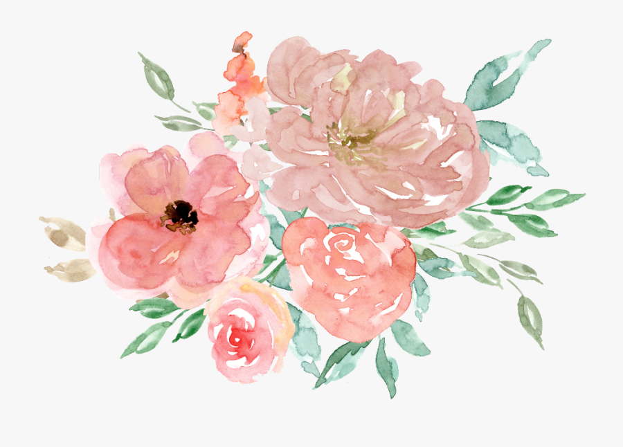 Download Transparent Watercolour Flower Clipart - Watercolor ...