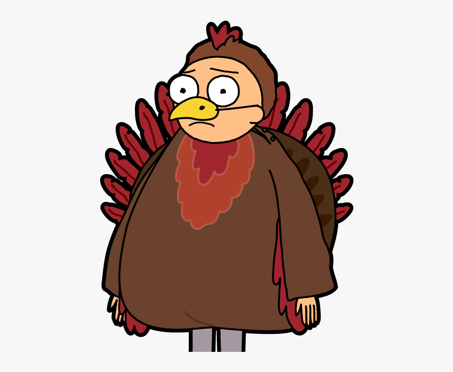 #272 - Turkey Morty - Pocketmortys - Net - Rick And - Laurel Leaf With Ribbon, Transparent Clipart