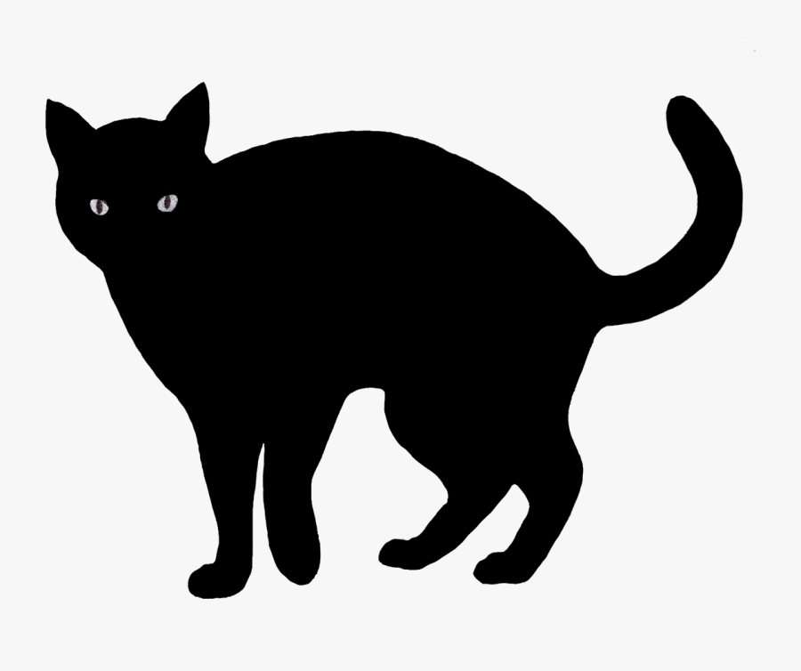 Cat Clip Art Silhouette - Black Cat Clipart Png , Free Transparent ...