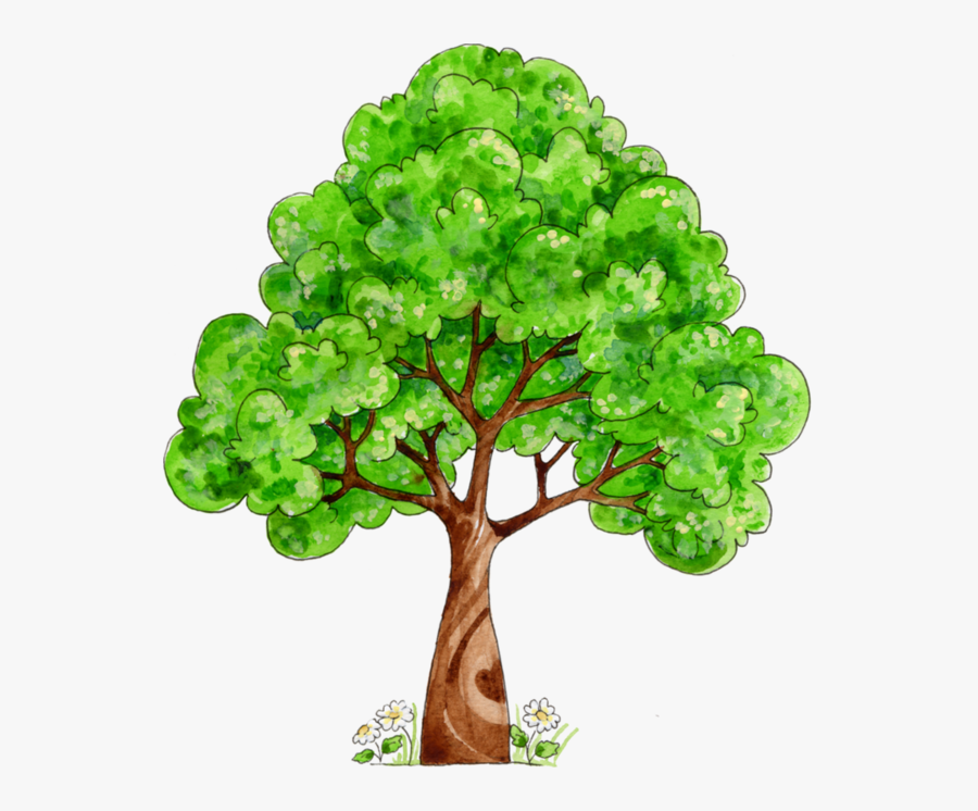 Сказочное Дерево Иллюстрации - Transparent Trees Clipart Png, Transparent Clipart