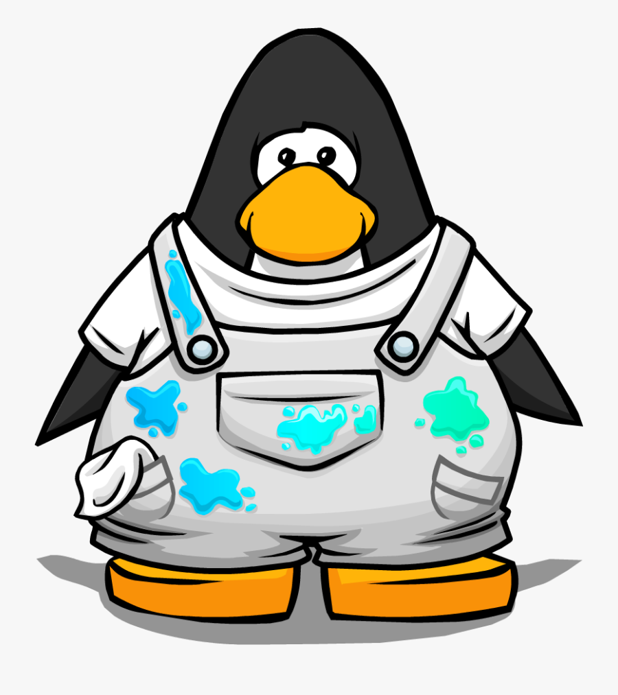 Painter S Overalls Club Wiki Fandom Powered - Club Penguin Painter, Transparent Clipart