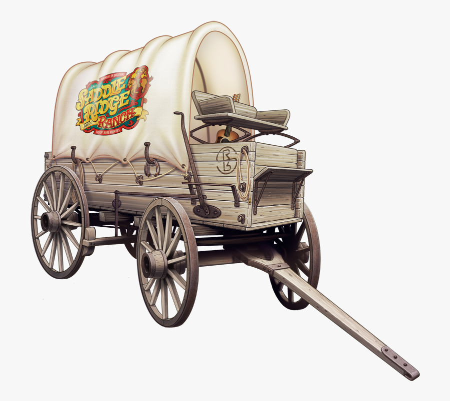 Transparent Covered Wagon Png - Cart, Transparent Clipart