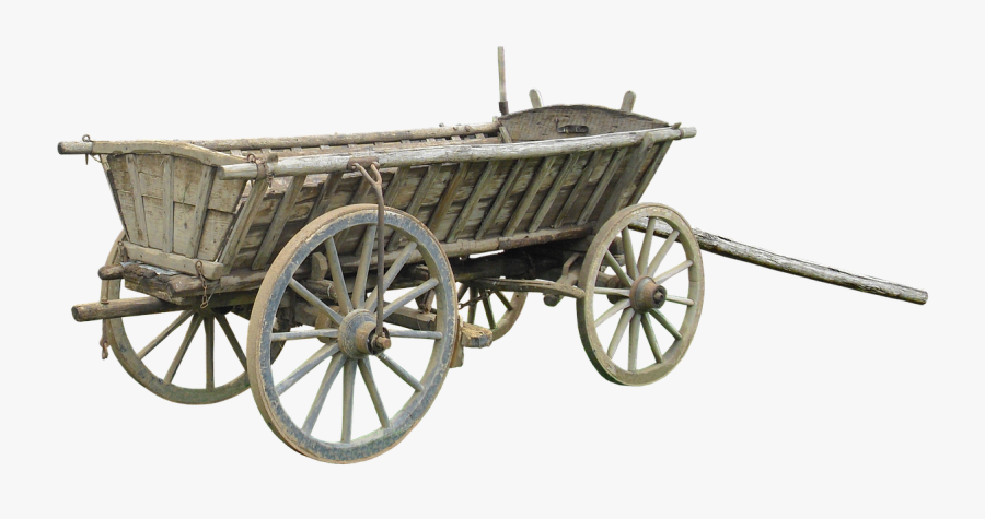 Clip Art Covered Wagon Cart Horse - Wagon Old No Background, Transparent Clipart