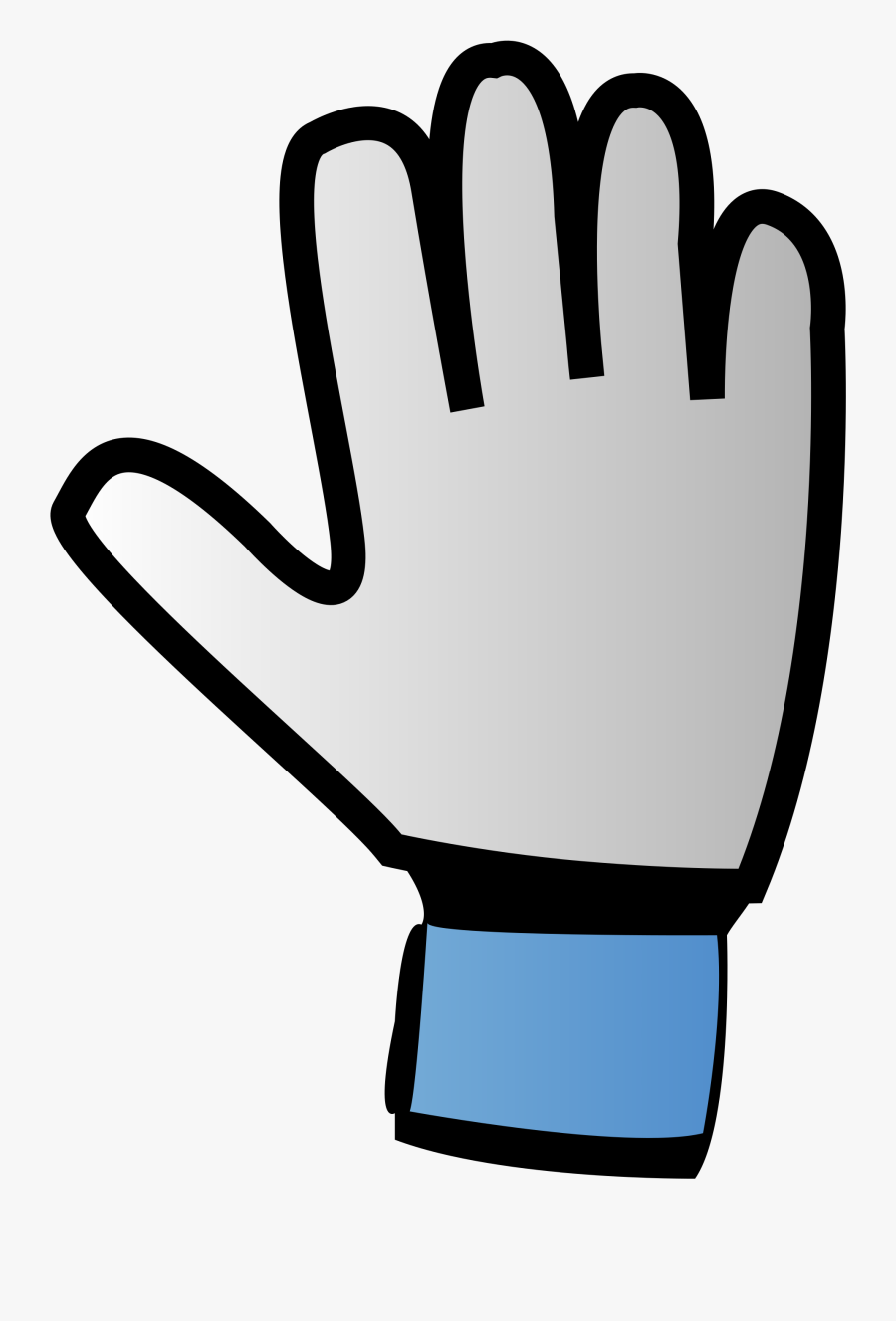 Clipart Royalty Free Stock Goalkeeper Glove Icon Svg - Goalkeeper Gloves Clipart White, Transparent Clipart