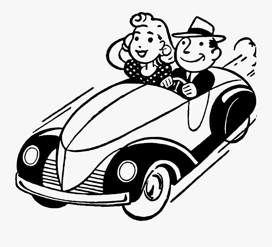 Accident Clipart Irresponsible - Drive Clipart Black And White, Transparent Clipart