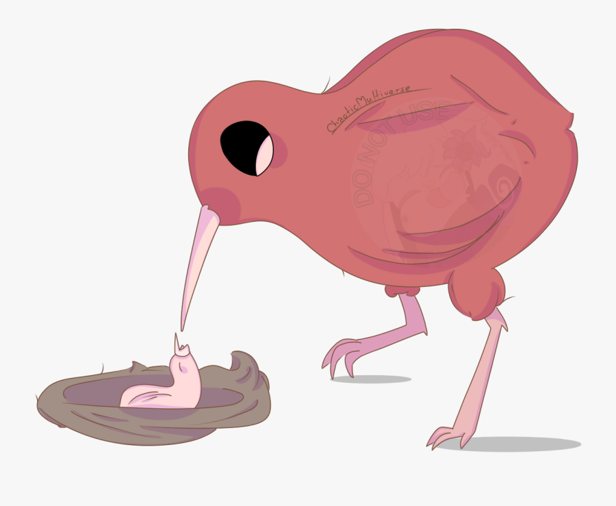 Fat Kiwi Birds - Kiwi Bird Cartoon, Transparent Clipart