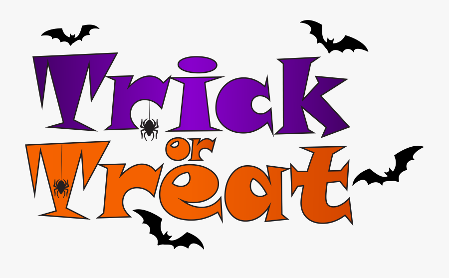 Halloween Trick Or Treat Clip - Trick Or Treat Png, Transparent Clipart