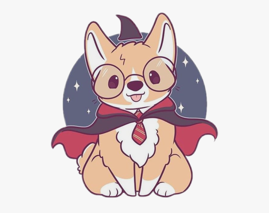 #freetoedit #cute #kawaii #corgi #dog #doggo #wizard - Kawaii Cute