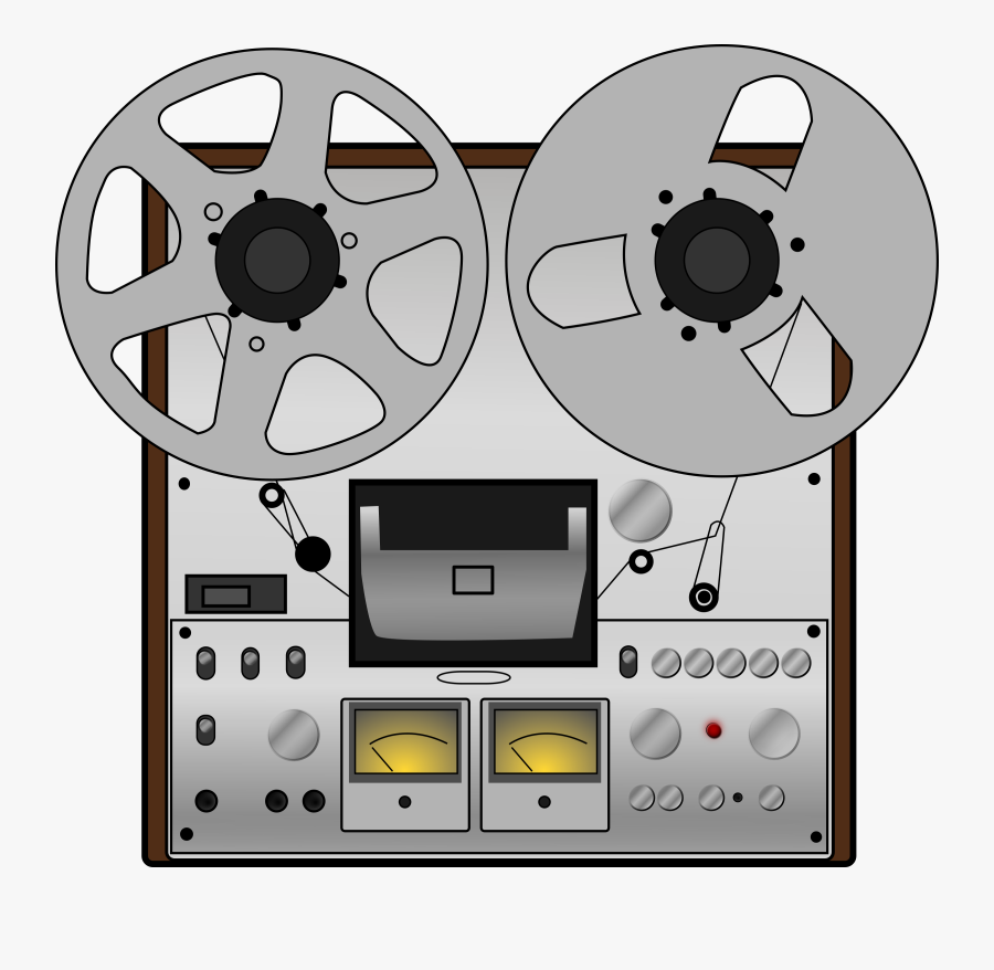 Reel To Reel Audio Tape Recording Tape Recorder Compact - Reel To Reel Png, Transparent Clipart
