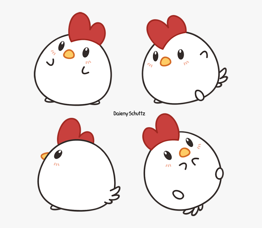 White,facial Art,ear - Chicken Chibi, Transparent Clipart