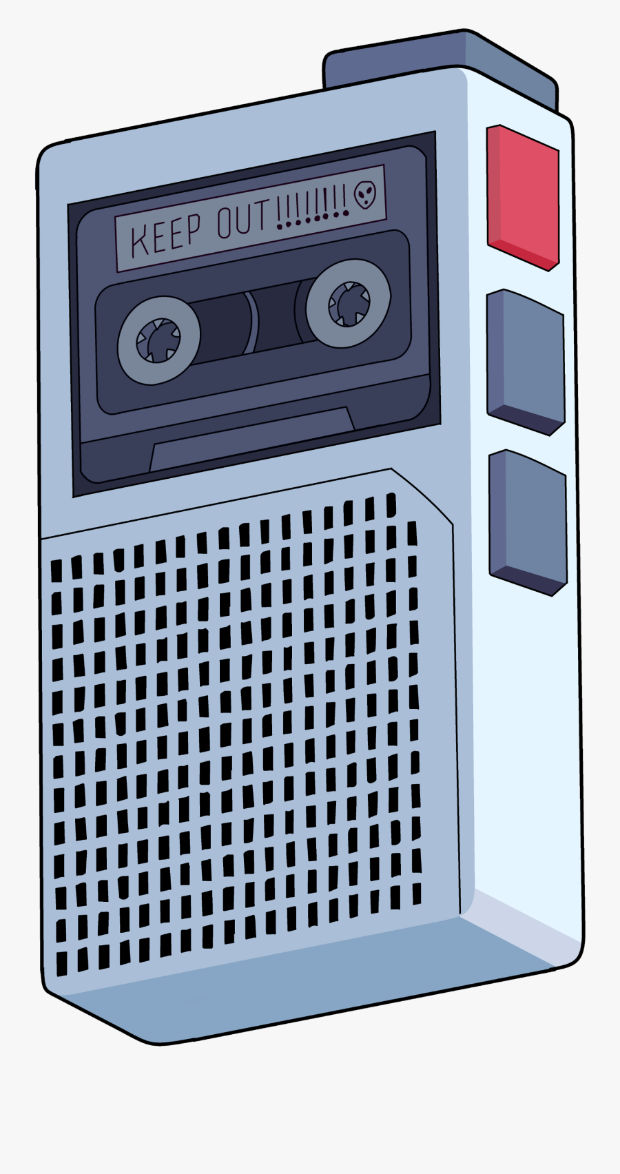 Peridot S Voice Recorder Transparent Background - Steven Universe Peridot Tape Recorder, Transparent Clipart