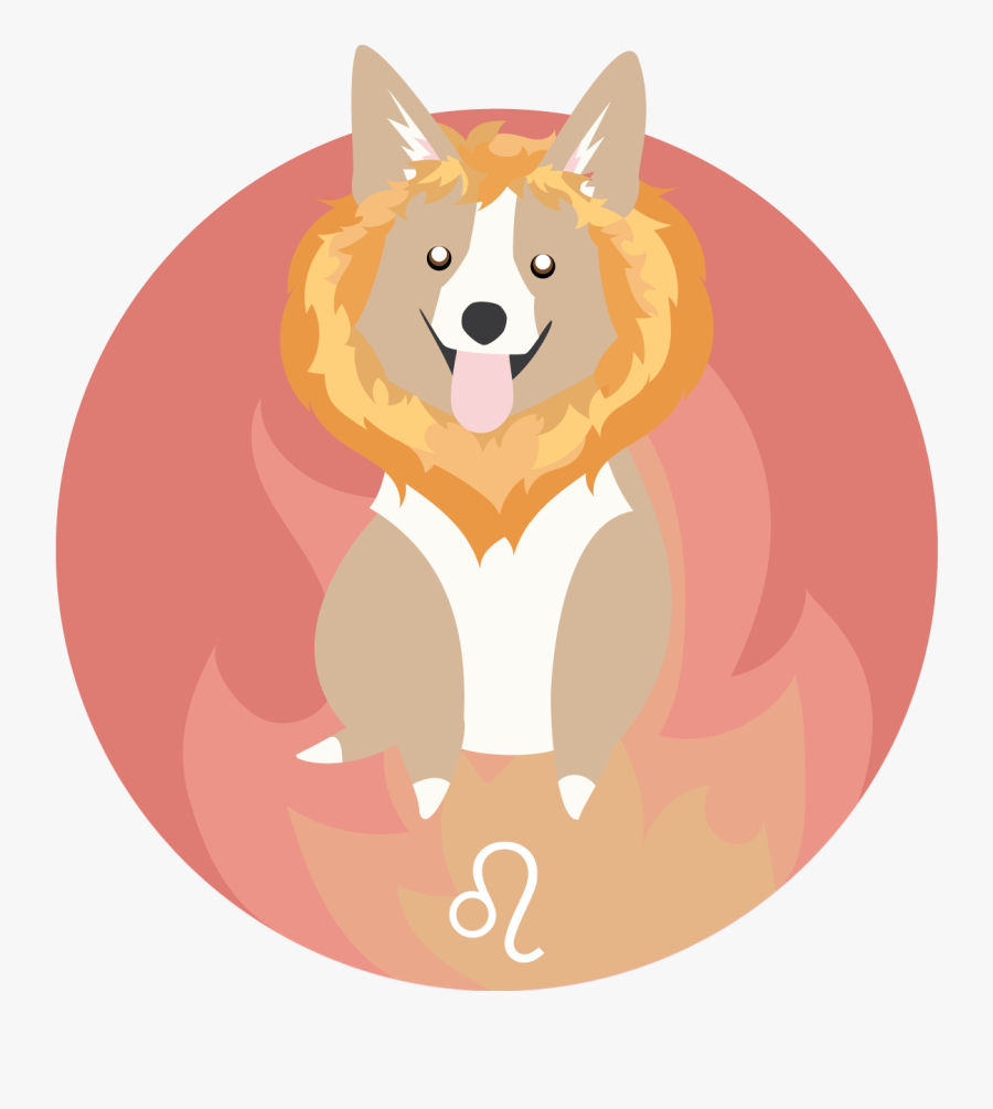 Transparent Leo Zodiac Png - Pembroke Welsh Corgi, Transparent Clipart