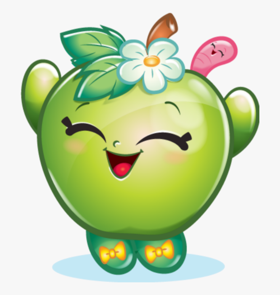 #mq #green #apple #apples #shopkins - Apple Blossom Shopkins Png, Transparent Clipart